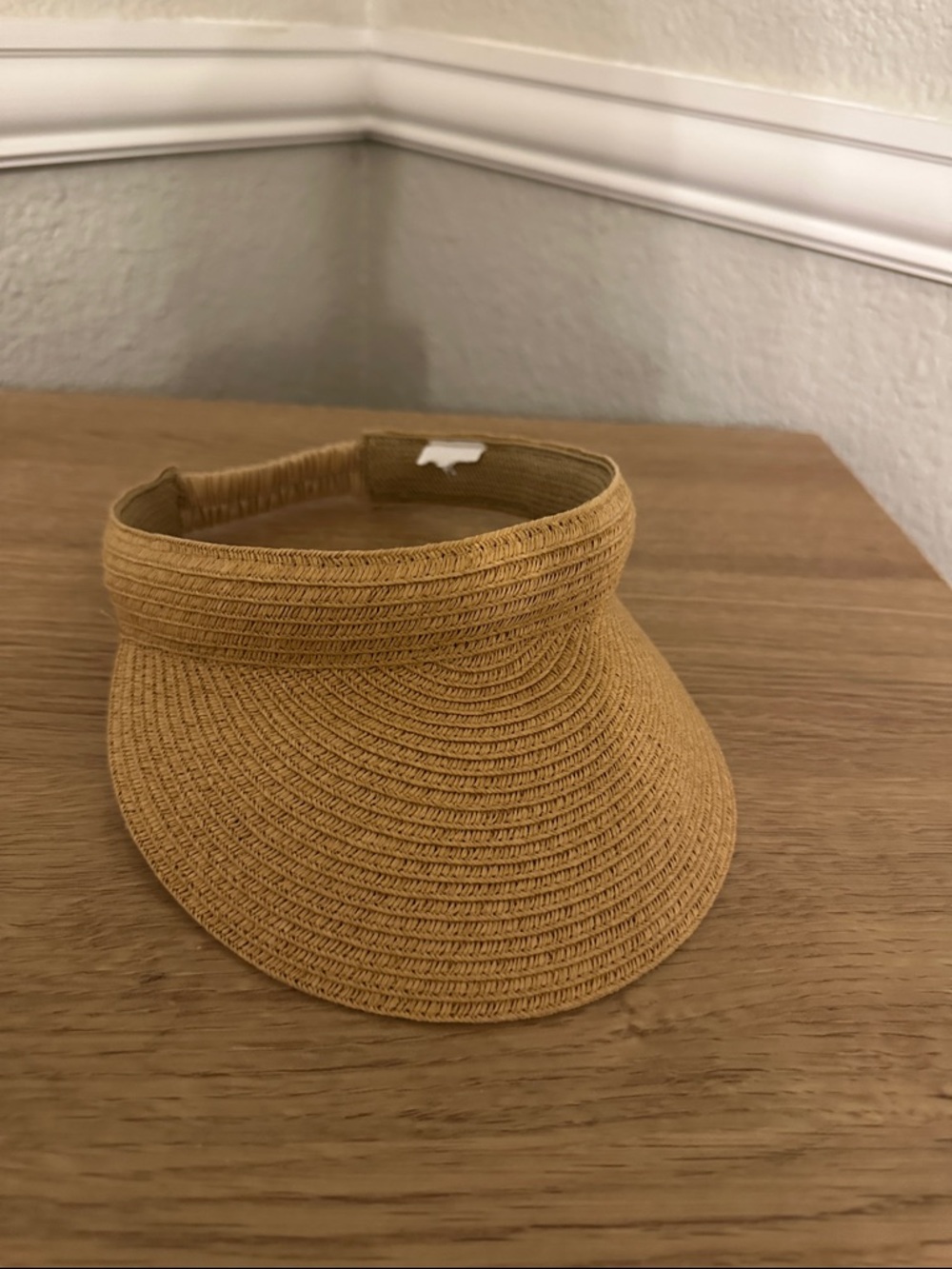 Woven Straw Visor